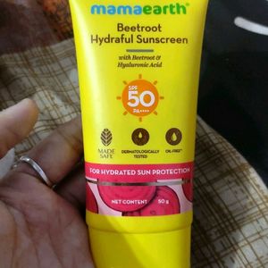 Mamaearth Beet Root Sunscreen Spf 50+ Used 2 Time