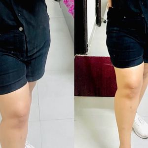 Highwaist Black Shorts