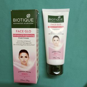 biotique advanced ayurveda face glow fruit cream