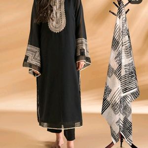 Kurta Pant With Dupatta Set