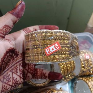 Metalic Golden Bangles