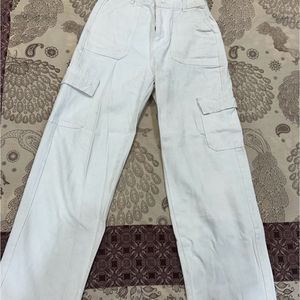 Straight White Jeans