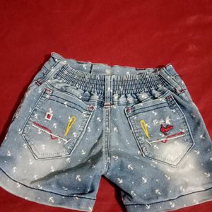 Unisex Babies Denim Shorts 🩳