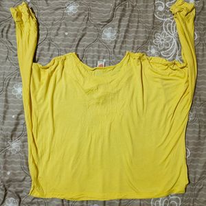 Casual Yellow Top