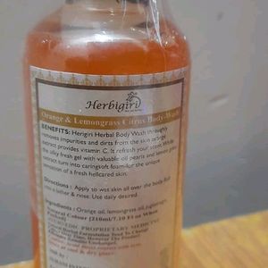 Herbgiri Herbal Bodywash Orange And Lemongrass