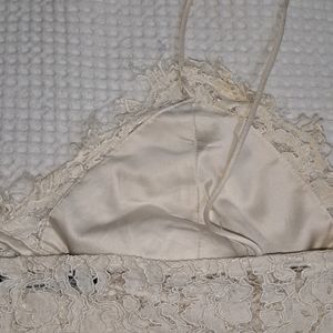 Zara Sexy Cream Lace Top/ Bralette