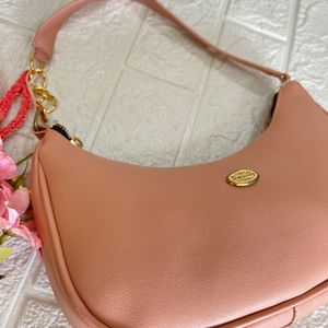 Half moon hobo bag - pink