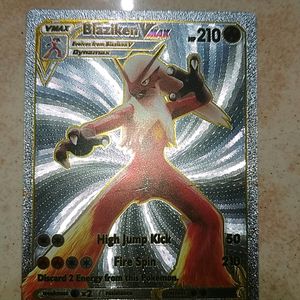 Ultra Rare Blaziken Vmax Silver Pokemon Card