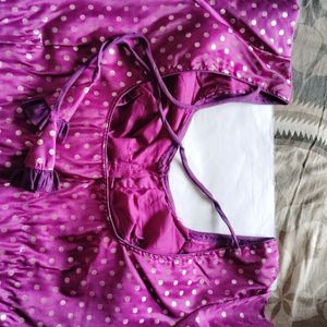 A Blouse Of Purple Colour