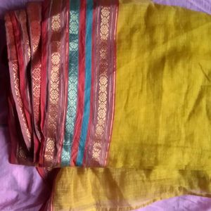 Beautiful yellow Saree