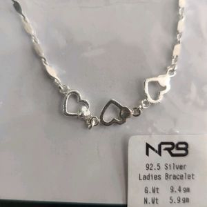 925 Silver Bracelet With Hallmark For Woman