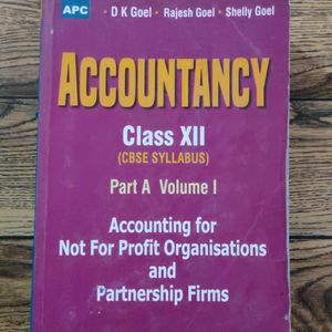 Accountancy Book For Class 12