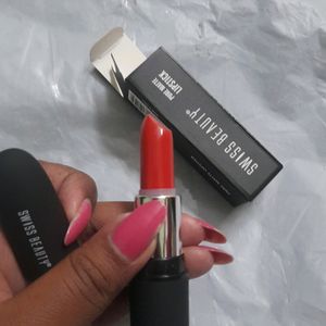 Swiss Beauty Pure Matte Lipstick-217 Apricot