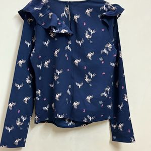 Stylish Blue Party Top