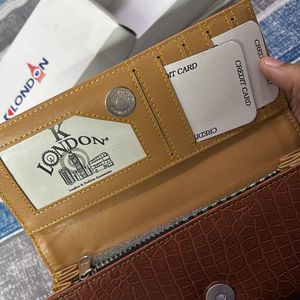 LONDON BROWN NEW WALLET