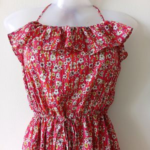 Liberty Of London Floral Halter Dress