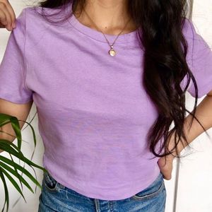 Lilac Crop Top