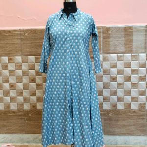 A Line Kurti Plazo