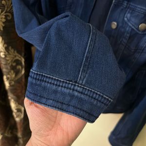 Navy Blue Denim Jacket