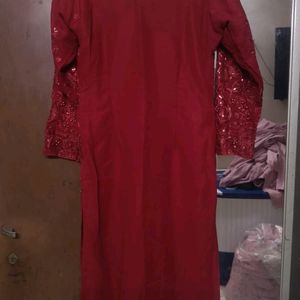 Pretty Pakistani Red Stitched Dress ❤️🥻