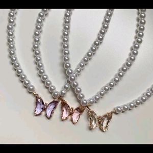 Pearl Butterfly Chain