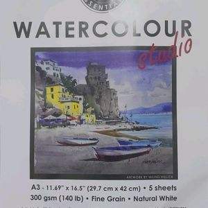 Watercolor Sheets 3nos.