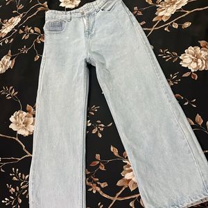 Sky Blue Straight Fit Jeans!!