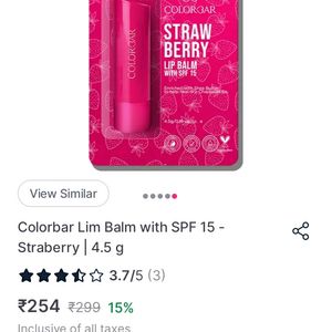 Colorbar Strawberry Spf Lipbam