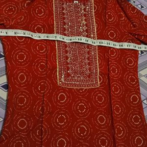 M Size Kurti Set With Dupatta