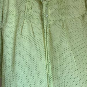 Lime Green Top In Very Good Condition