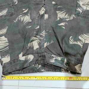 Military Print Cargo Pants