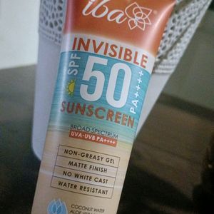 Iba Invisible SPF50 Sunscreen Broad Spectrum