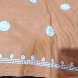 Lucknowi Embroidery Dress Material