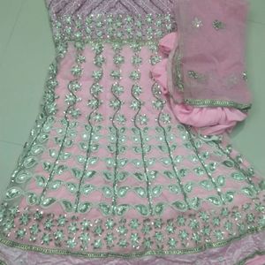 Pink Anarkali