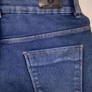 Blue High Waist Jeans For Women