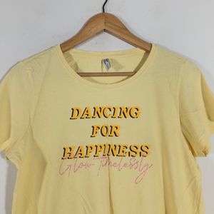 Yellow Printed T-Shirt (Women’s)