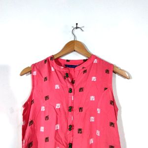 Pink Printed Kurta (Women's)