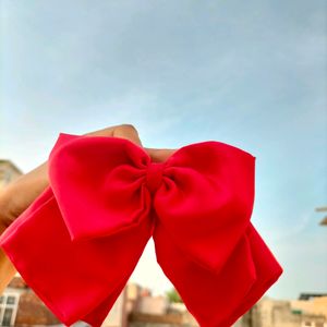 Satin Bow Clip