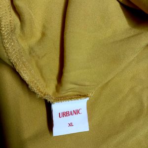 Urbanic Yellow Pocket Maxi Dress