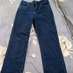 Zudio Dark Blue Straight Fit Jeans