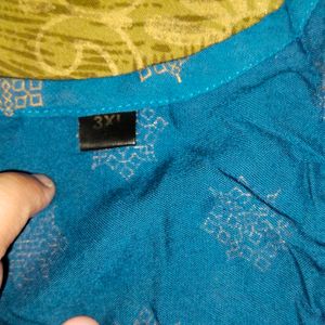 Blue Kurti With Pant