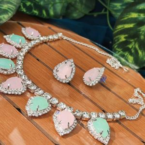 Pastel Shades Ad Necklace