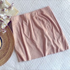 Mango Suede Short Skirt