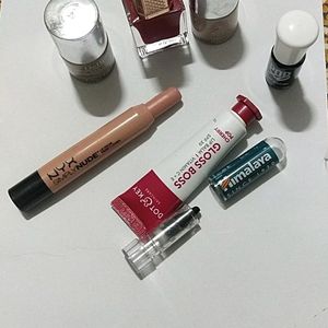 Combo #7-  4Nail Paints, 1Lip Tint& 1Creme