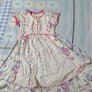 Floral Printed Dress For Girls 🌸🌸