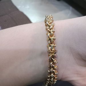 Reversible Gold Plated Tennis Bracelet+ Chokar