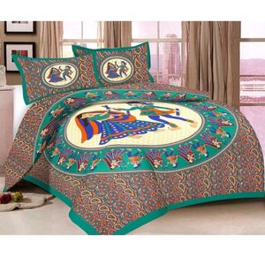 New Double Bedsheet With Pillow Cover