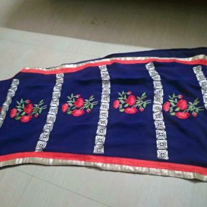 Embroidered Georgette Kurta