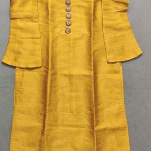 Silk Brocade Kurta Top