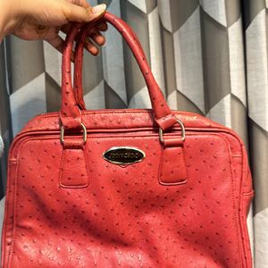 Cherry Color Handbag